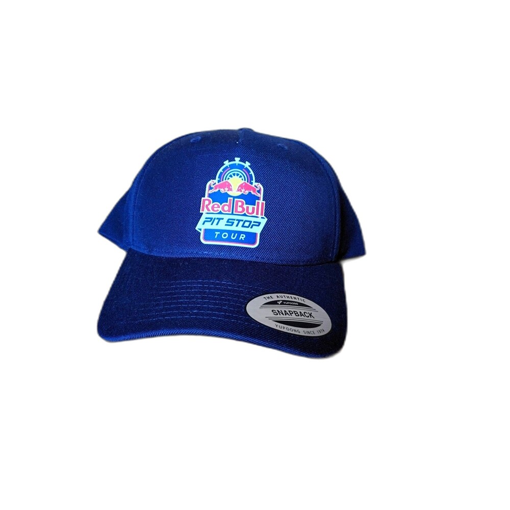 Red Bull Pit Stop Tour Snapback Hat Blue